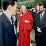 Dalai Lama by Kia Karlberg in Jerusalem